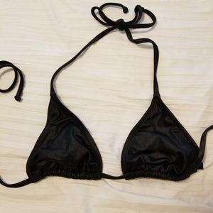 Beach Bunny Black Triangle Bikini Top